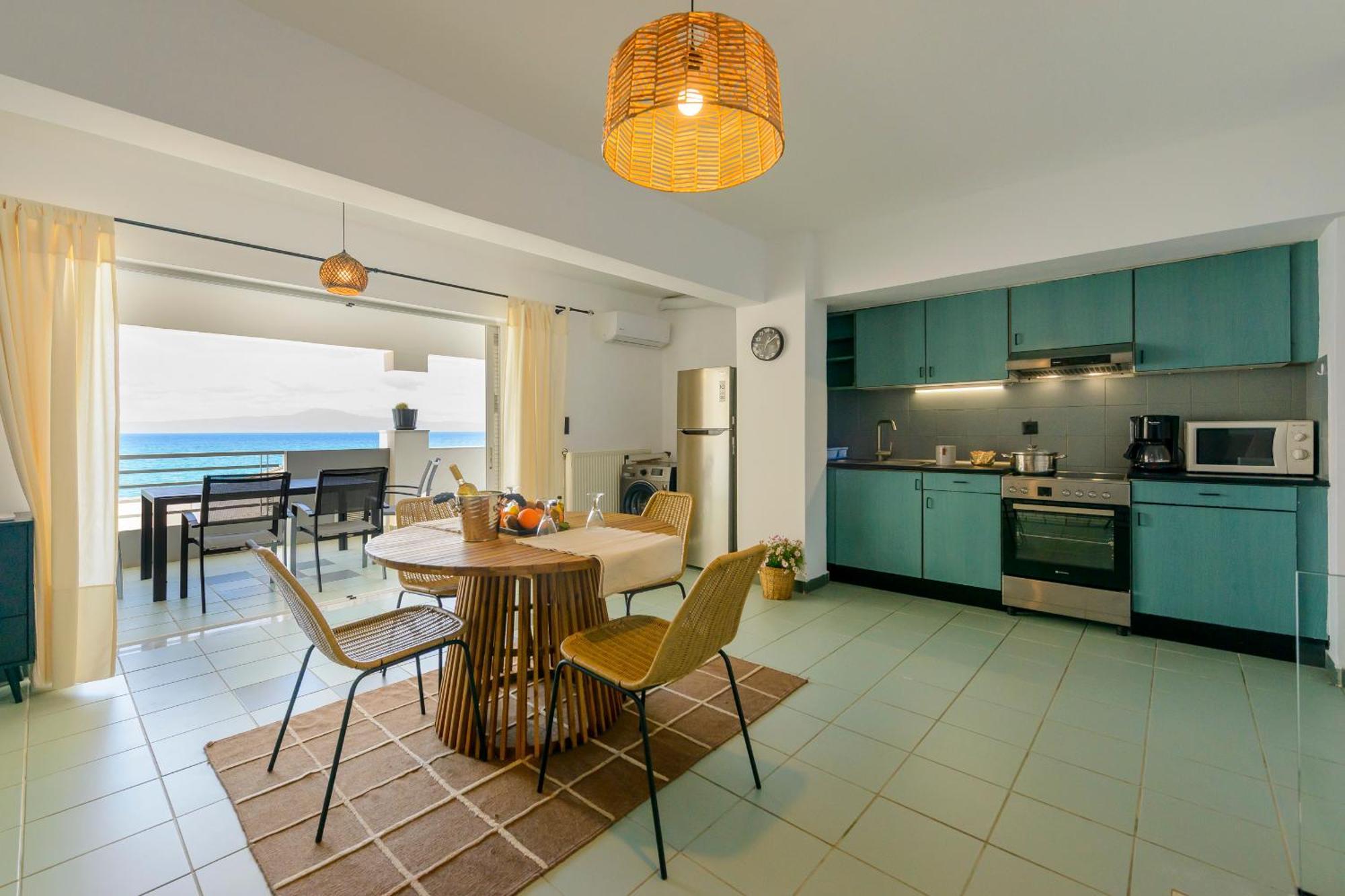 Agali 2 Maizonette Front Of The Sea Apartman Akrojáli Kültér fotó